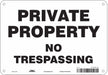 Safety Sign 7 inx10 in Polyethylene