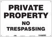 Safety Sign 10 inx14 in Polyethylene