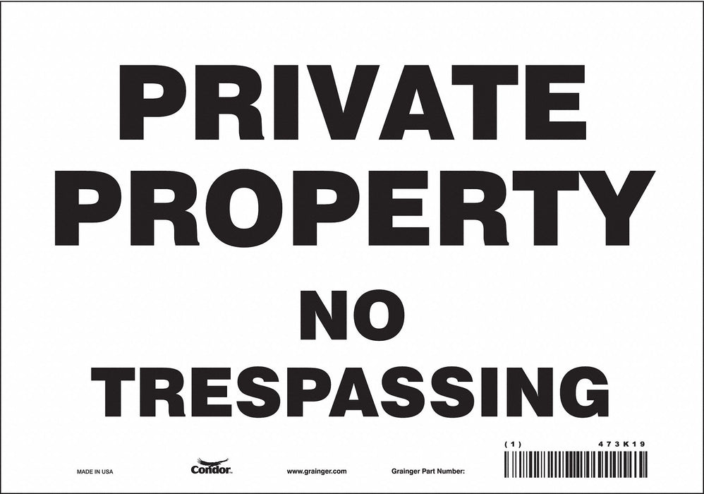 Safety Sign 7 inx10 in Vinyl