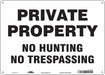 Safety Sign 10 inx14 in Aluminum