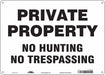 Safety Sign 10 inx14 in Polyethylene