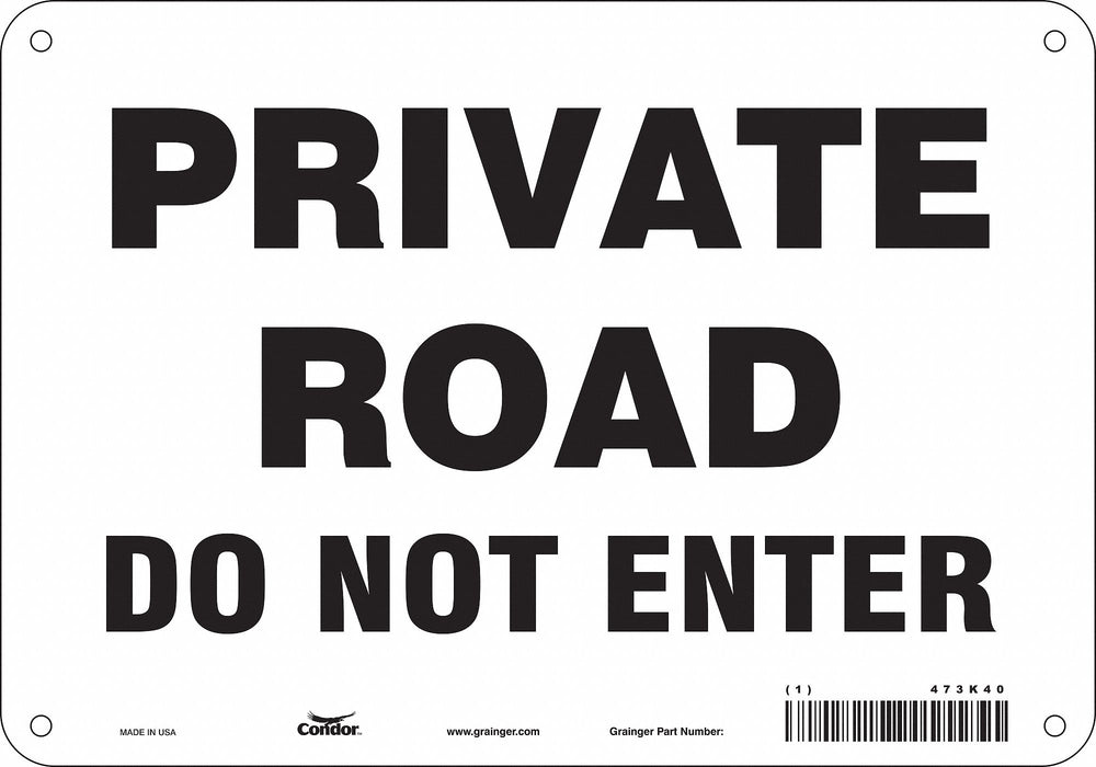 Safety Sign 7 inx10 in Polyethylene