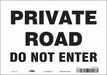 Safety Sign 7 inx10 in Vinyl