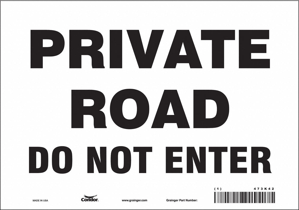 Safety Sign 7 inx10 in Vinyl