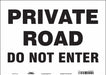 Safety Sign 10 inx14 in Vinyl