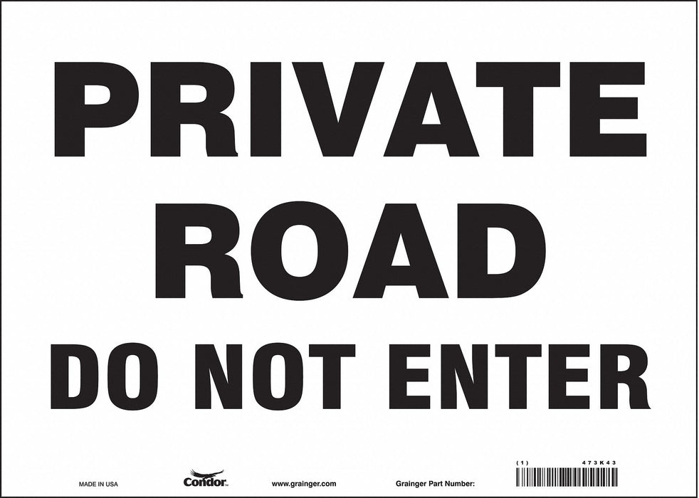 Safety Sign 10 inx14 in Vinyl