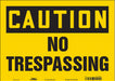 Safety Sign 10 inx14 in Vinyl
