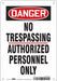 Safety Sign 10 in x 7 in Polyethylene