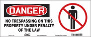 Safety Sign 7 in x 17 in Vinyl