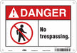 Safety Sign 7 in x 10 in Aluminum