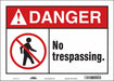 Safety Sign 10 in x 14 in Vinyl