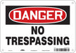 Safety Sign 7 in x 10 in Aluminum