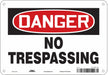 Safety Sign 7 inx10 in Polyethylene