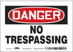 Safety Sign 5 in x 7 in Vinyl
