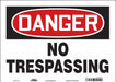 Safety Sign 10 in x 14 in Vinyl