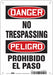 Safety Sign 10 inx7 in Polyethylene