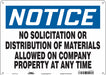 Safety Sign 10 in x 14 in Aluminum