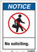 Safety Sign 14 in x 10 in Aluminum