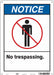 Safety Sign 14 in x 10 in Aluminum