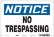 Safety Sign 7 in x 10 in Aluminum