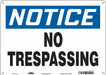 Safety Sign 10 inx14 in Aluminum