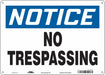 Safety Sign 10 inx14 in Polyethylene