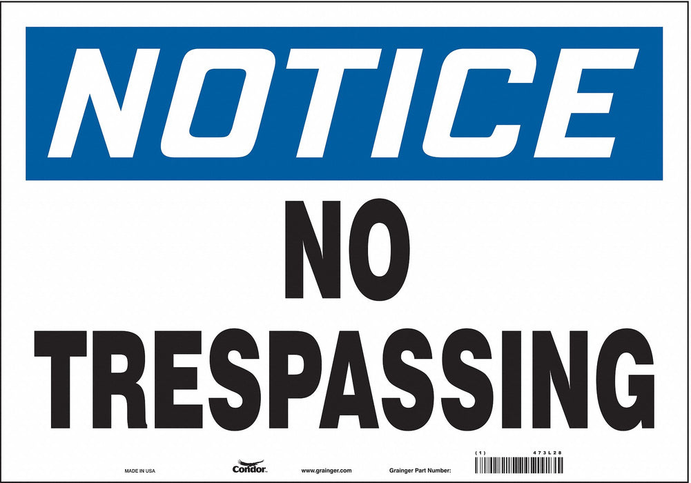 Safety Sign 14 in x 20 in Vinyl