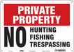 Safety Sign 10 inx14 in Aluminum