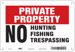 Safety Sign 7 inx10 in Polyethylene
