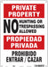 Safety Sign 14 inx10 in Aluminum