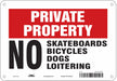 Safety Sign 7 in x 10 in Aluminum