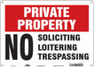 Safety Sign 10 inx14 in Aluminum
