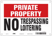 Safety Sign 7 in x 10 in Aluminum
