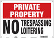 Safety Sign 10 inx14 in Aluminum