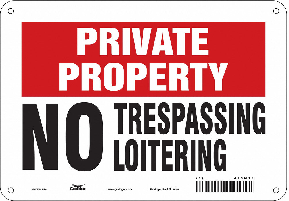 Safety Sign 7 inx10 in Polyethylene