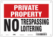 Safety Sign 7 inx10 in Polyethylene