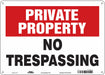 Safety Sign 10 inx14 in Aluminum