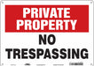 Safety Sign 10 inx14 in Polyethylene