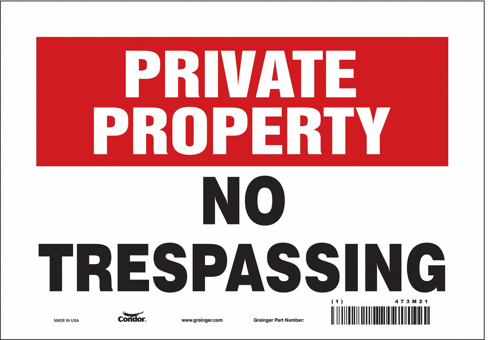 Safety Sign 7 inx10 in Vinyl