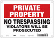 Safety Sign 7 in x 10 in Polyethylene