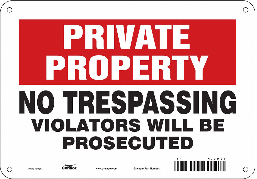 Safety Sign 7 in x 10 in Vinyl