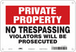 Safety Sign 7 in x 10 in Vinyl