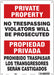Safety Sign 14 inx10 in Polyethylene