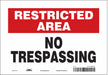 Safety Sign 7 in x 10 in Vinyl