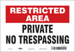 Safety Sign 7 in x 10 in Vinyl