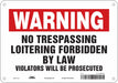 Safety Sign 7 in x 10 in Aluminum