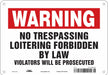 Safety Sign 7 in x 10 in Polyethylene