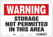 Safety Sign 7 in x 10 in Aluminum