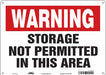 Safety Sign 10 in x 14 in Aluminum