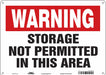 Safety Sign 10 in x 14 in Polyethylene